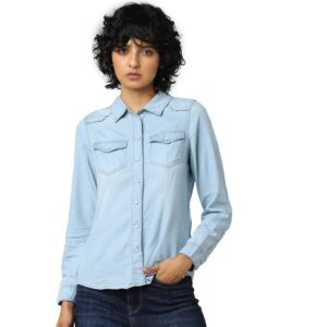 Women's Regular Fit Collar Neck Shirt
