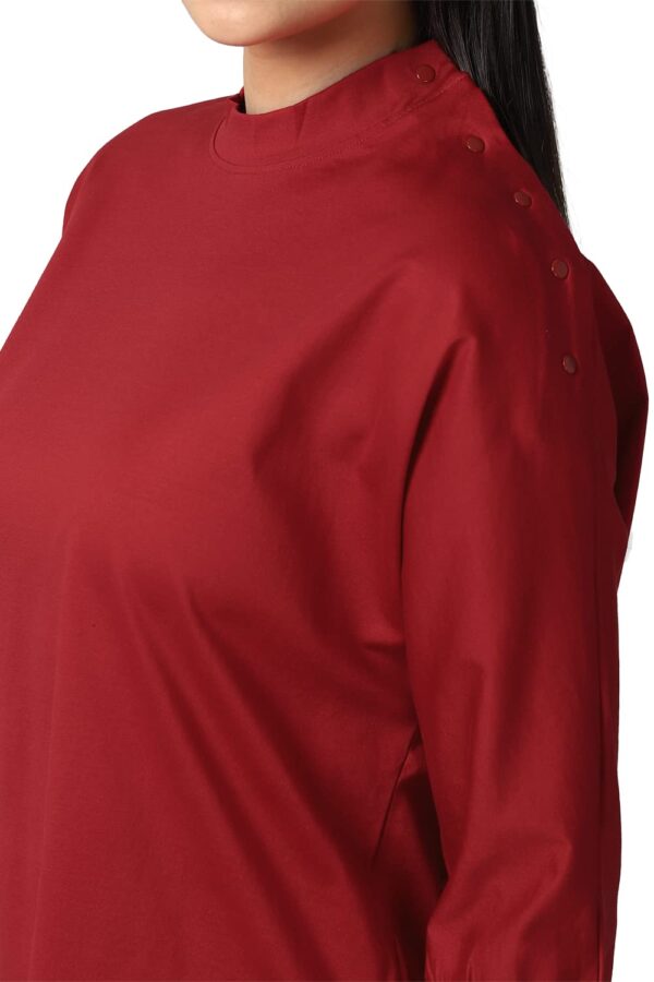 Women's Solid Regular Fit Blouse - Image 9