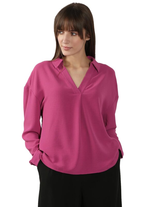 Women's Solid Regular Fit T-Shirt