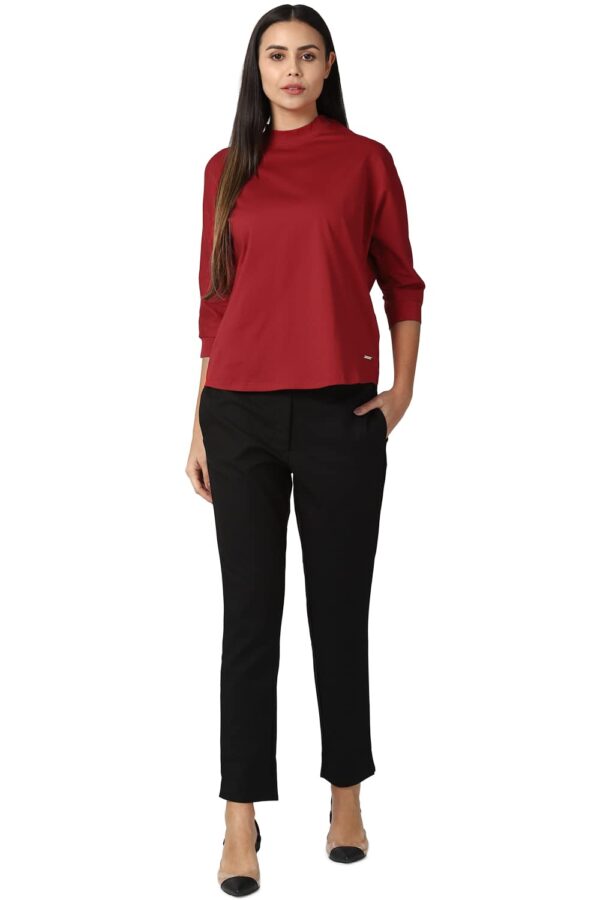 Women's Solid Regular Fit Blouse - Image 10