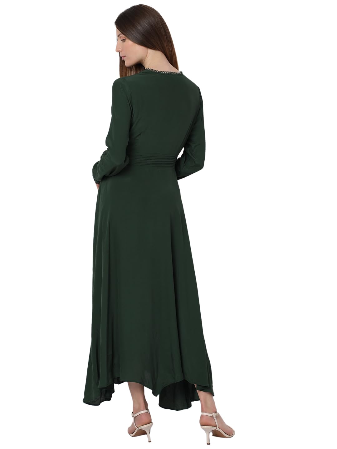 Women's Rayon Fit and Flare Maxi Dress - Image 4
