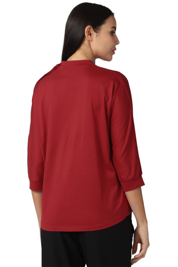 Women's Solid Regular Fit Blouse - Image 8