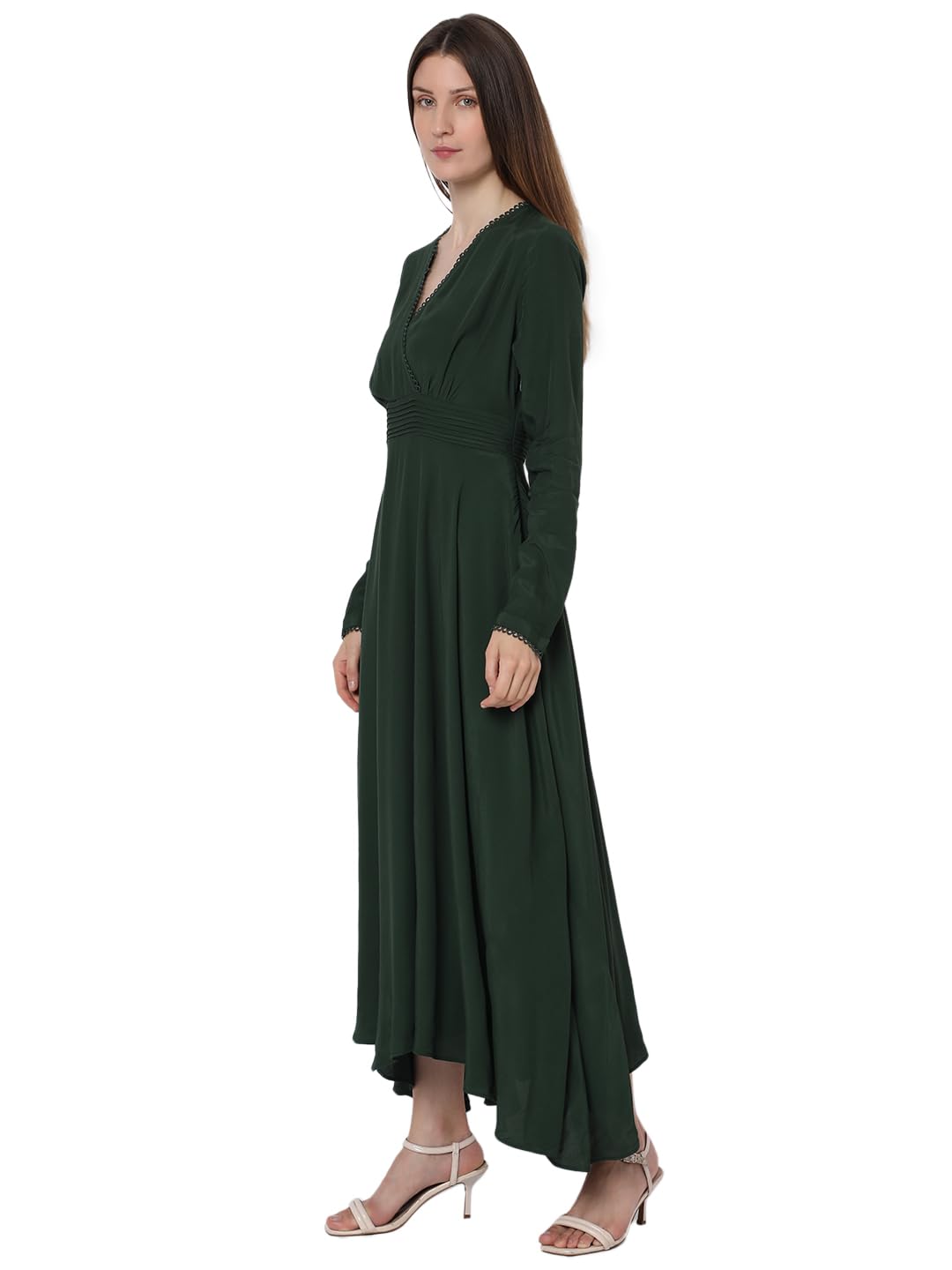 Women's Rayon Fit and Flare Maxi Dress - Image 3