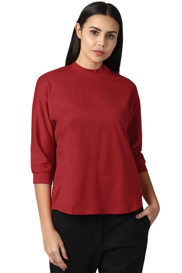 Women's Solid Regular Fit Blouse - Image 6
