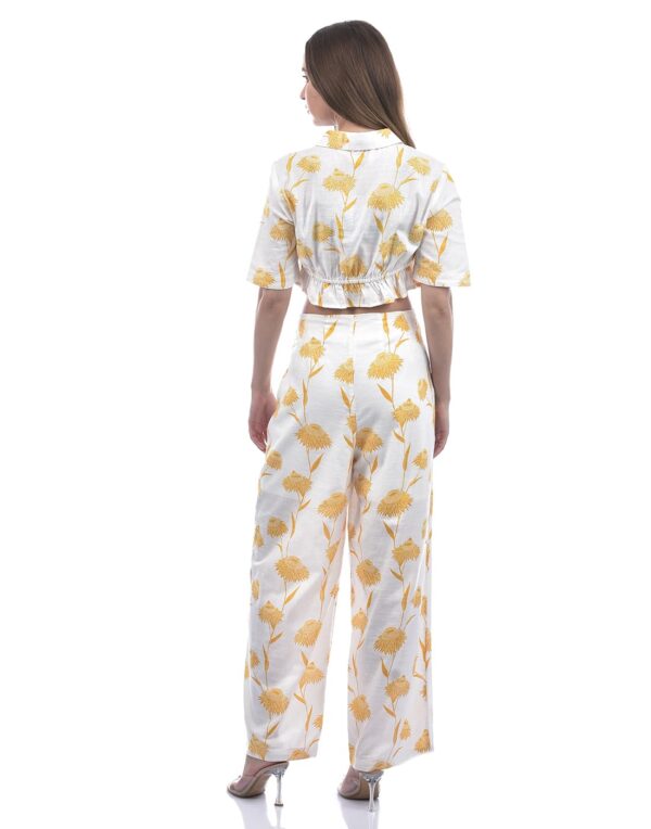 Women Floral Print Regular Fit Co-Ord Set - Image 4