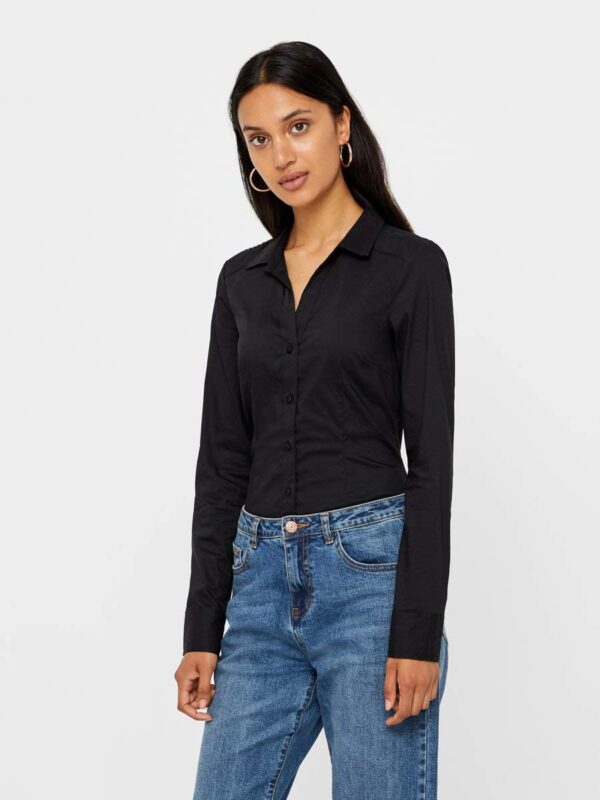Women's Solid Slim Fit Shirt - Image 6