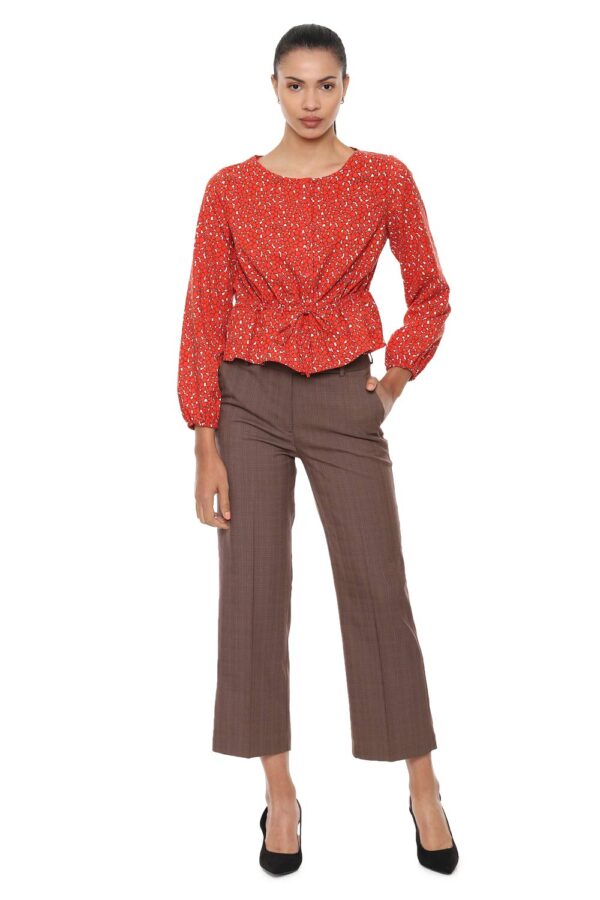 Woman Women's Solid Regular Fit Shirt - Image 5