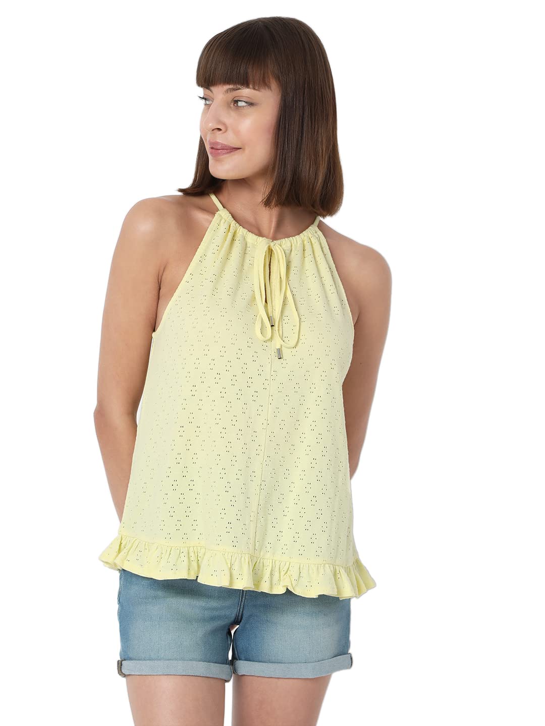 Women's Cotton Blend Regular Fit Top - Image 7