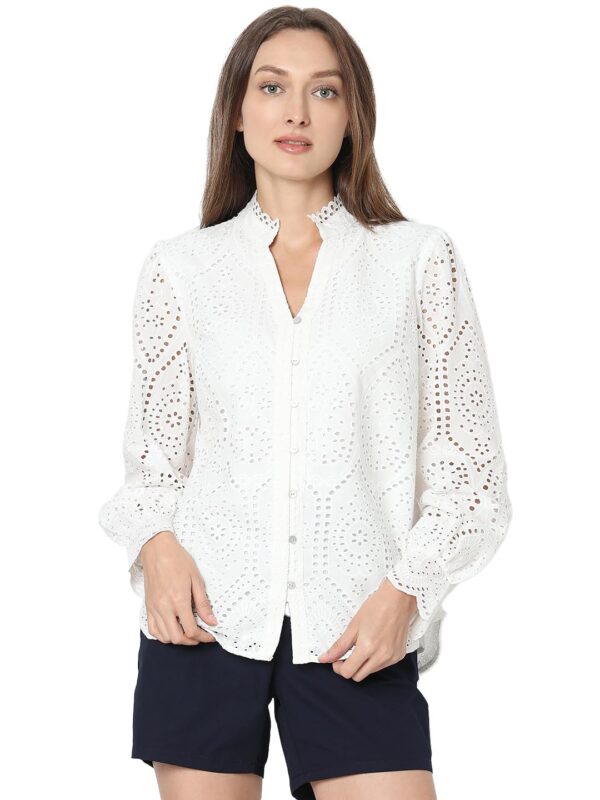 Women's Solid Regular Fit Shirt