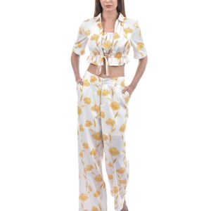 Women Floral Print Regular Fit Co-Ord Set