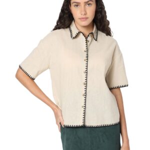 Women's Solid Regular Fit Shirt