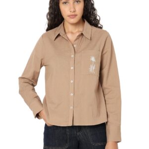 Women's Solid Regular Fit Shirt