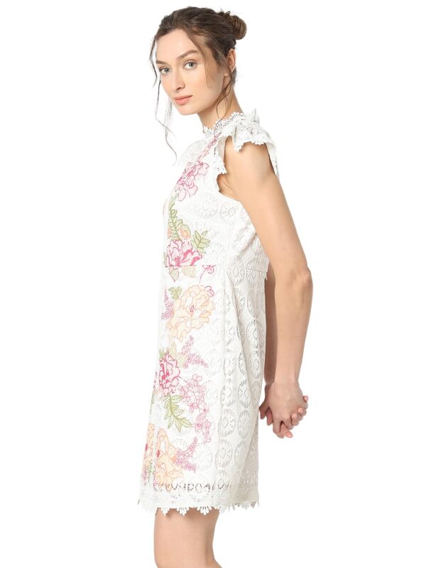 Women's Polyester Sheath Above The Knee Dress - Image 3