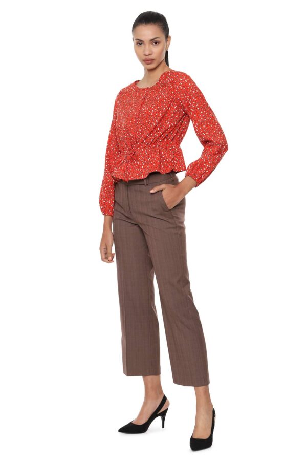 Woman Women's Solid Regular Fit Shirt - Image 2