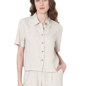 Women's Solid Regular Fit Shirt