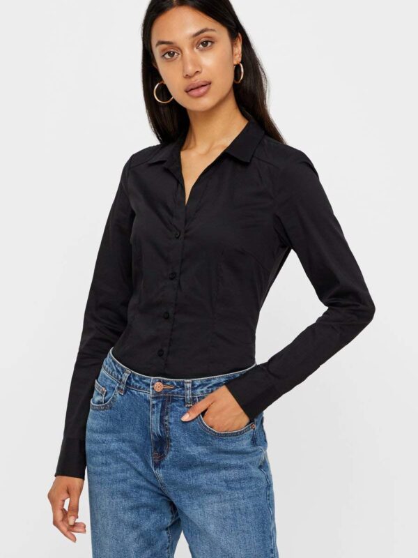 Women's Solid Slim Fit Shirt - Image 9
