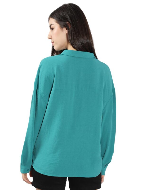 Women's Solid Regular Fit T-Shirt - Image 16