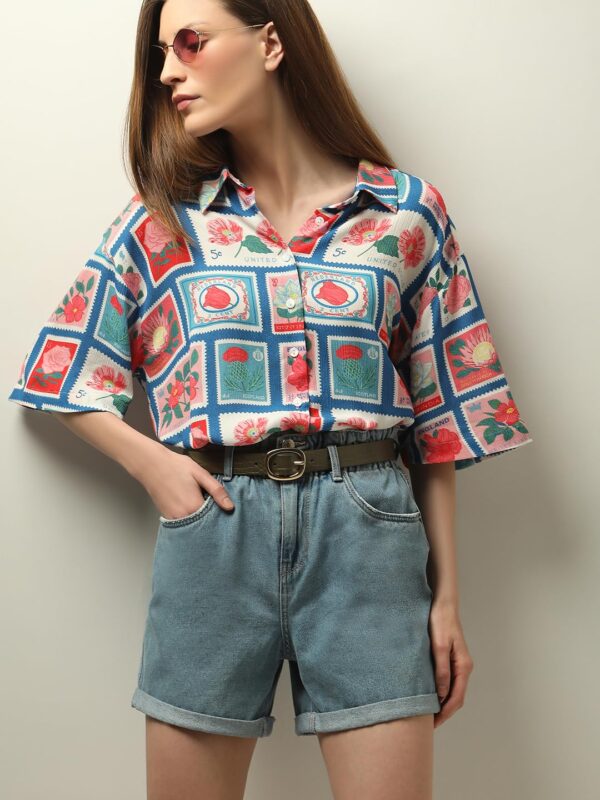 Women's Oversized Fit Shirt - Image 2