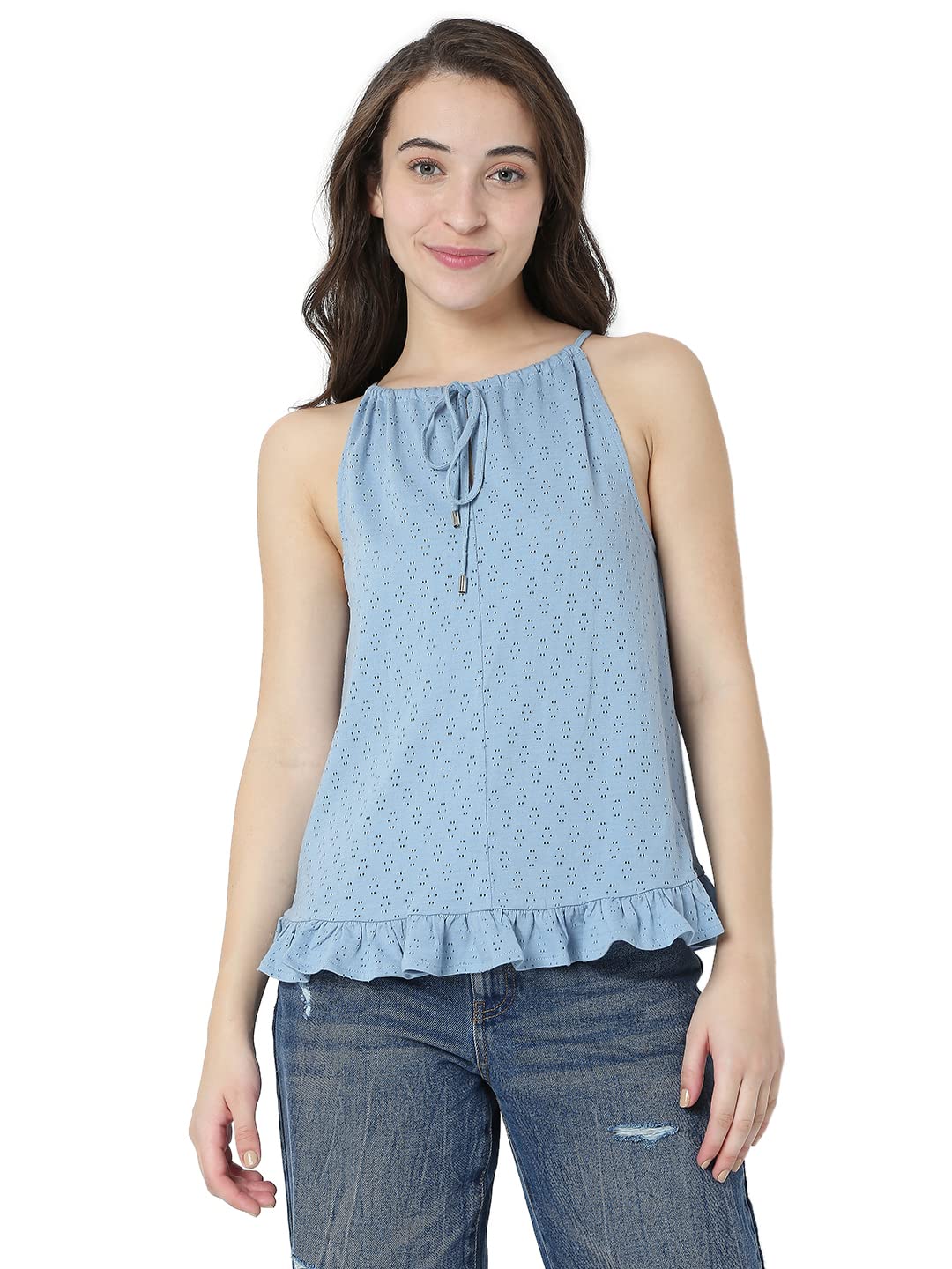 Women's Cotton Blend Regular Fit Top
