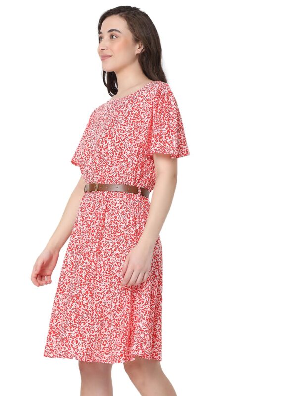 Women's Knee Length Viscose Shift Dress - Image 2