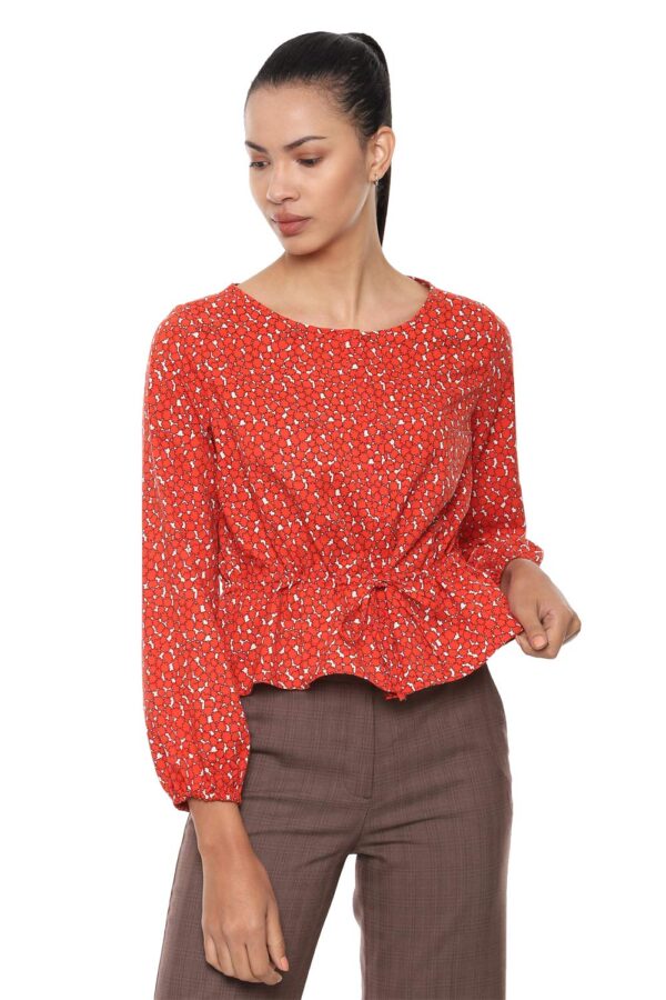 Woman Women's Solid Regular Fit Shirt