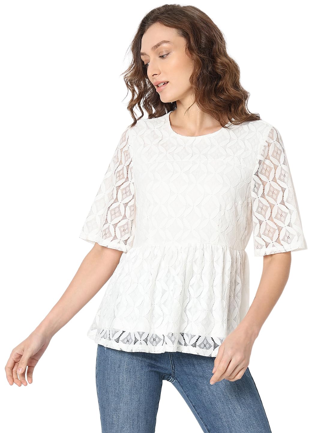 Women's Solid Regular Fit T-Shirt