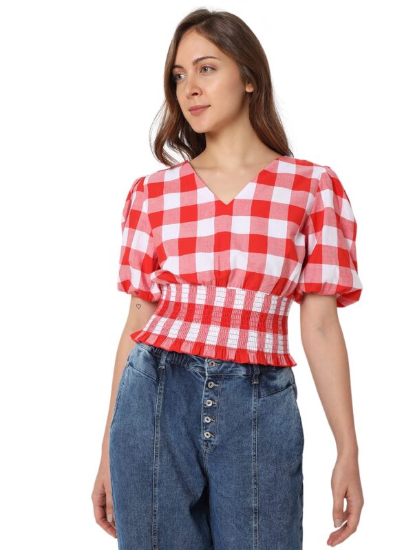 Women's Cotton Stylised Above The Knee Dress - Image 2