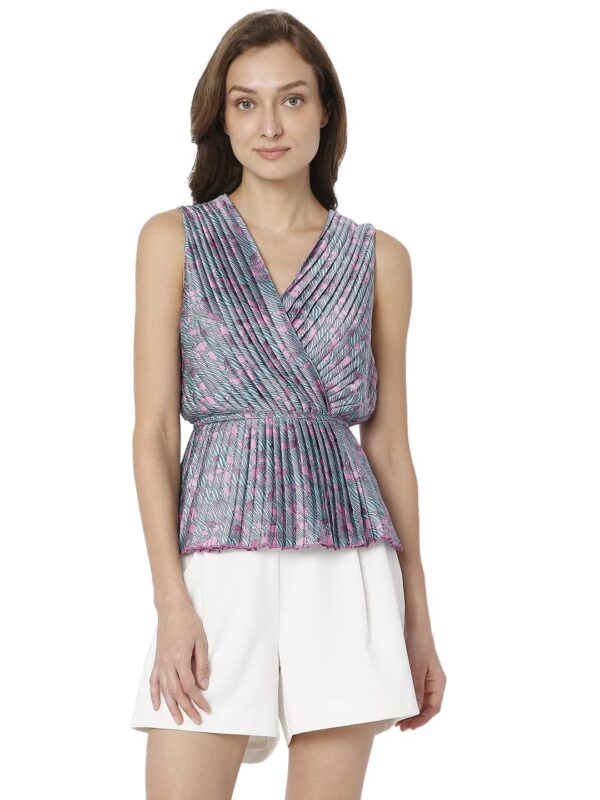 Women's Polyester Blouse Regular Fit Top