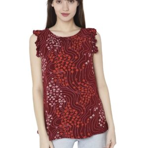 Women's Printed Regular Fit T-Shirt