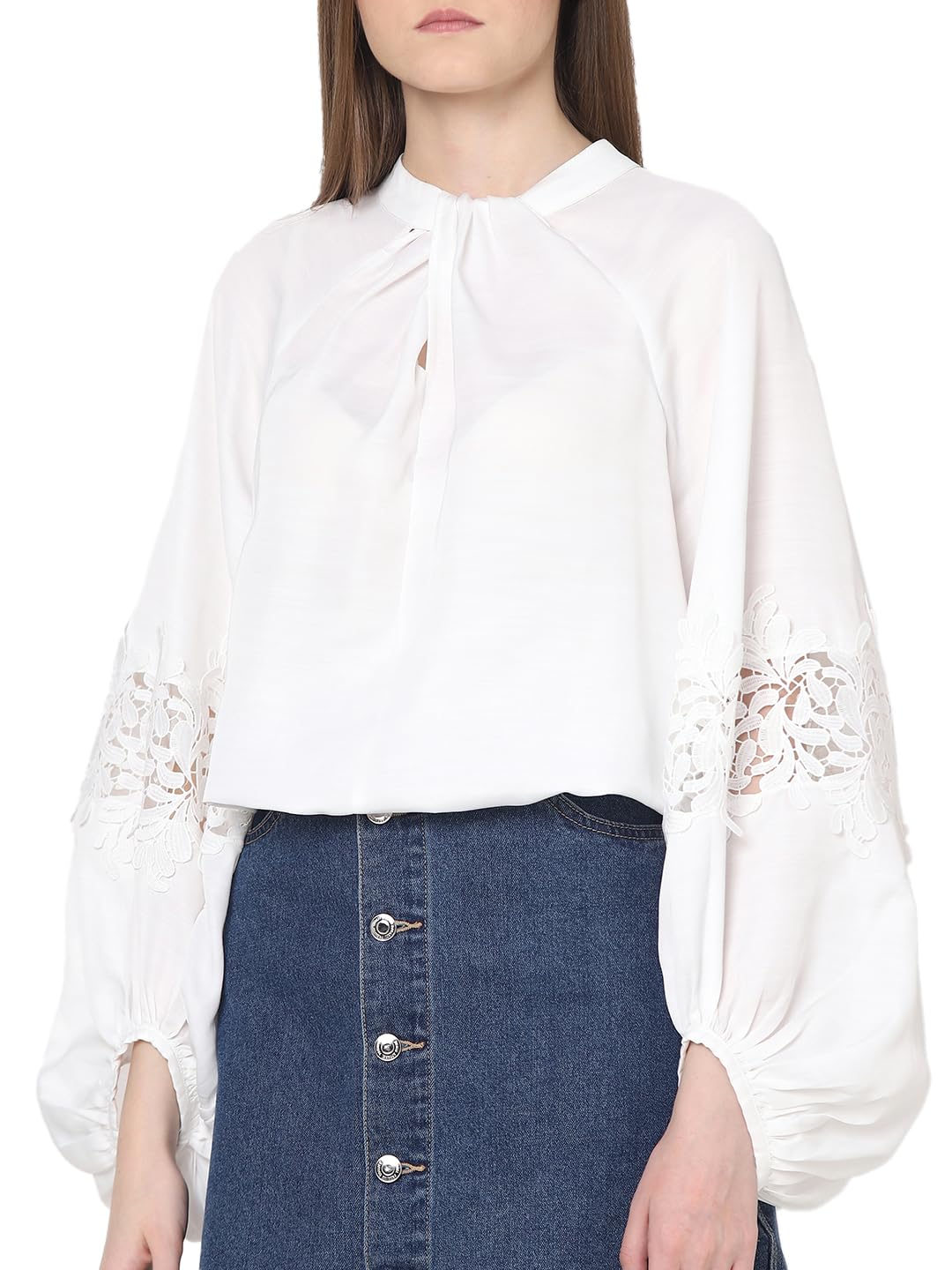 Women's Solid Regular Fit T-Shirt - Image 6