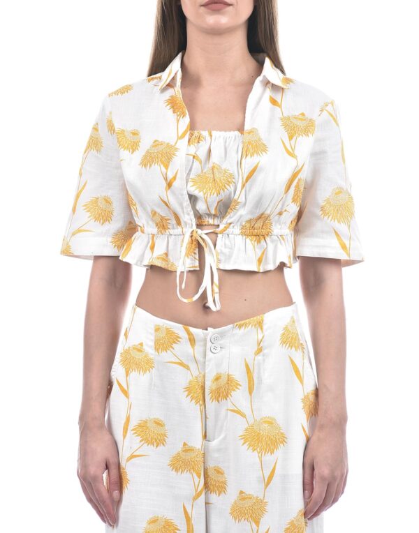 Women Floral Print Regular Fit Co-Ord Set - Image 6