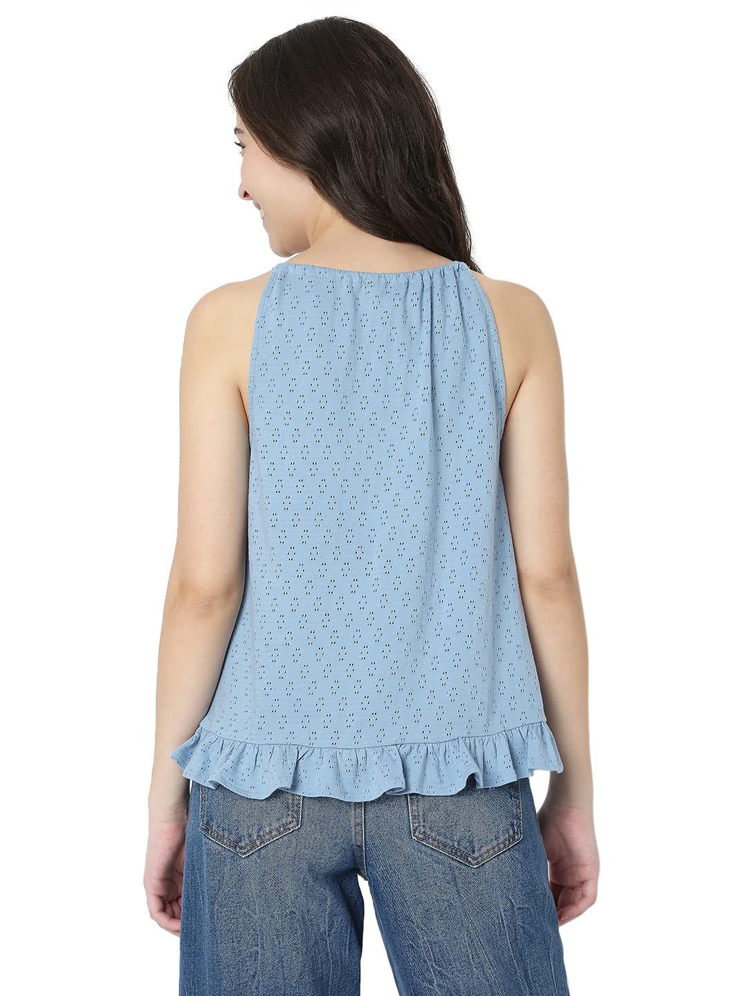 Women's Cotton Blend Regular Fit Top - Image 3