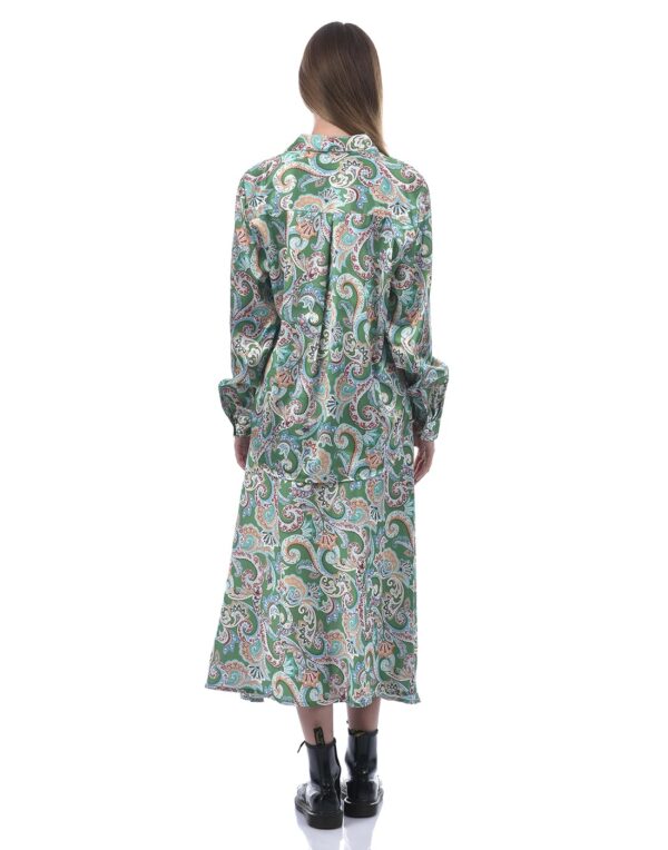 Women Paisley Regular Fit 1Shirt, 1Skirt::Co-Ord Set - Image 4