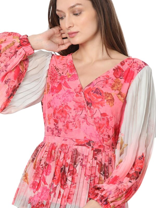 Women's Floral Regular Fit T-Shirt - Image 6