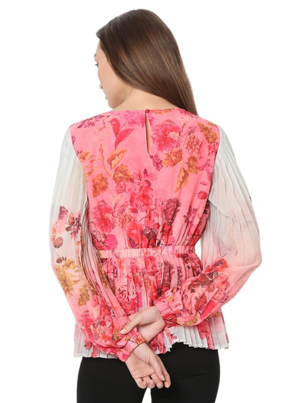 Women's Floral Regular Fit T-Shirt - Image 4