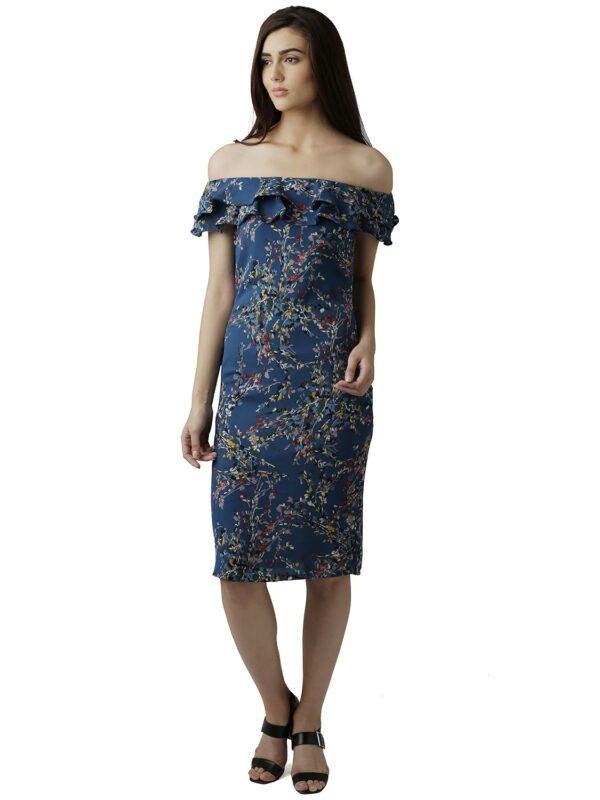 Women's Shift Knee-Long Dress - Image 2
