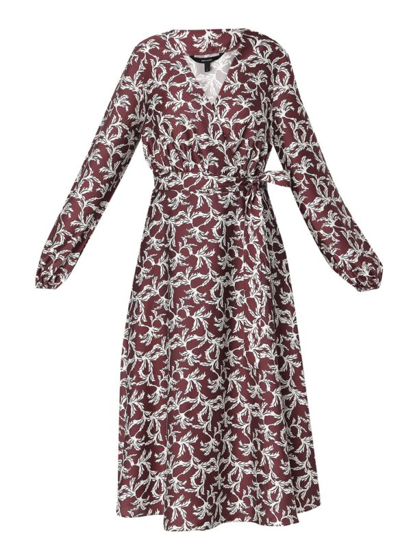 Women's Polyester Fit and Flare Midi Dress - Image 7