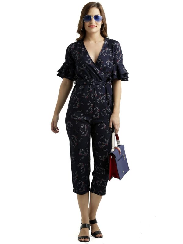 Women's Crepe wrap Dress - Image 2