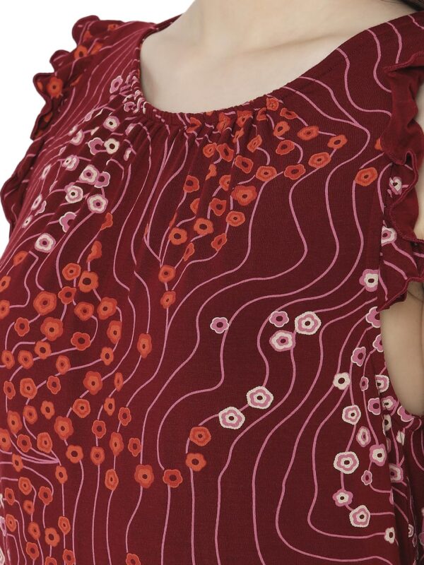 Women's Printed Regular Fit T-Shirt - Image 7
